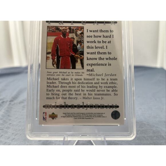 1997 Upper Deck Michael Jordan Rare Air Tribute Box Set #5 GRADED 10 Gem Mint 1997 Upper Deck Michael Jordan Rare Air Tribute Box Set #5 GRADED 10 Gem Mint